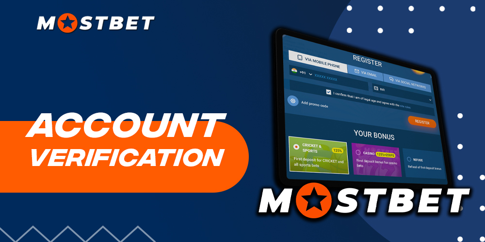 Verification is required to unlock all features on Mostbet.com